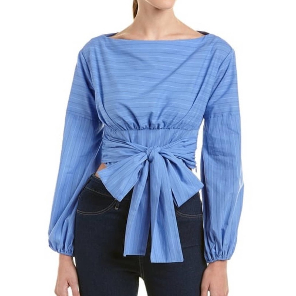 NWT Likely Bow Detail Collins Crop Top XS
